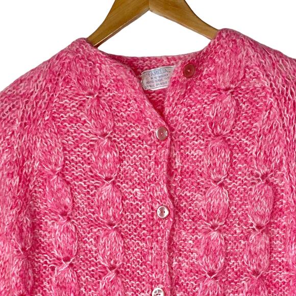 Vintage Sweater FAMELIA Hand Made Italy Wool Blend Size 36 US Size XS - Picture 2 of 7